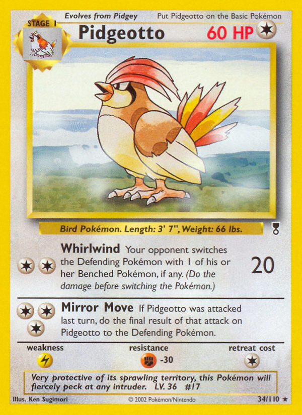 Pidgeotto (34/110) [Legendary Collection] | Play N Trade Winnipeg