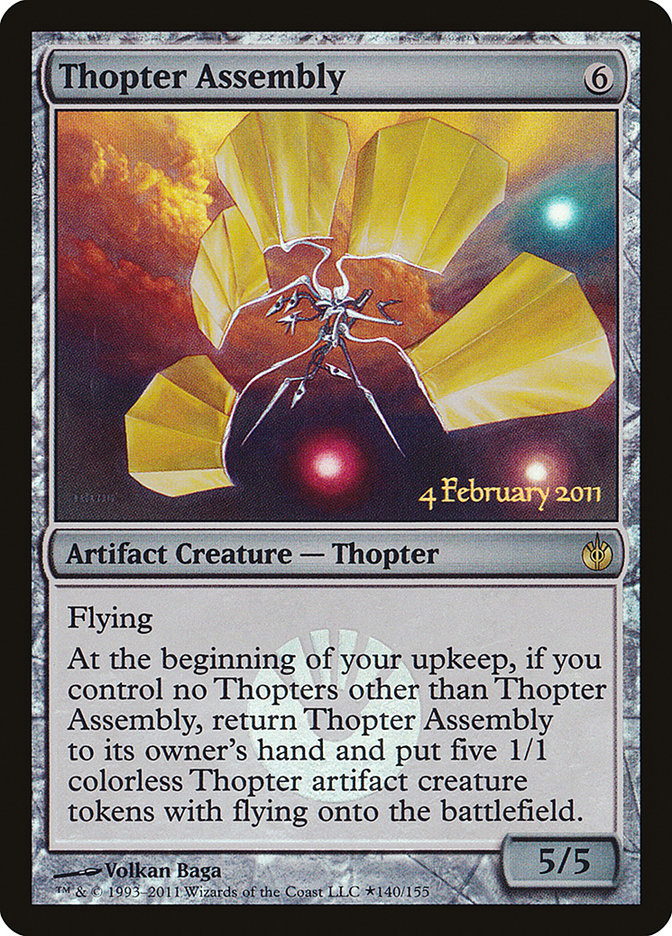 Thopter Assembly [Mirrodin Besieged Prerelease Promos] | Play N Trade Winnipeg