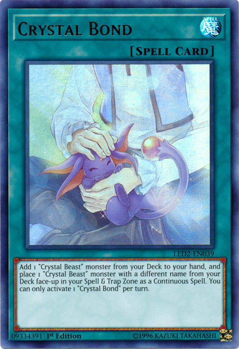 Crystal Bond [LED2-EN039] Ultra Rare | Play N Trade Winnipeg