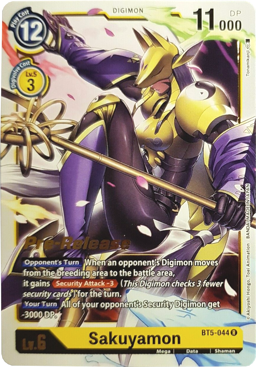 Sakuyamon [BT5-044] [Battle of Omni Pre-Release Promos] | Play N Trade Winnipeg