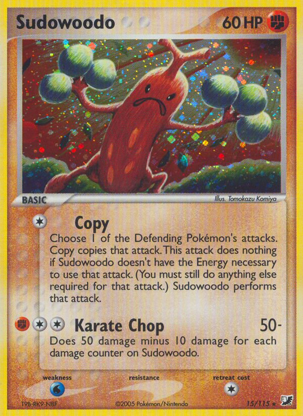 Sudowoodo (15/115) [EX: Unseen Forces] | Play N Trade Winnipeg