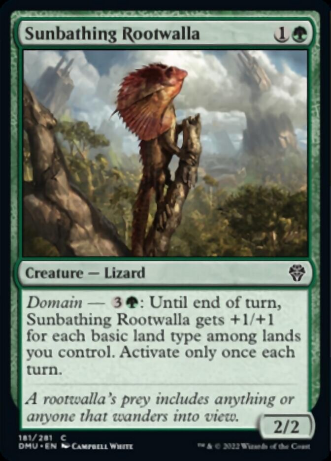 Sunbathing Rootwalla [Dominaria United] | Play N Trade Winnipeg