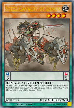 Steel Cavalry of Dinon [BOSH-ENSP1] Ultra Rare | Play N Trade Winnipeg