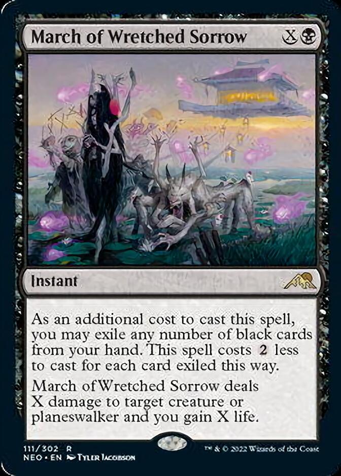 March of Wretched Sorrow [Kamigawa: Neon Dynasty] | Play N Trade Winnipeg