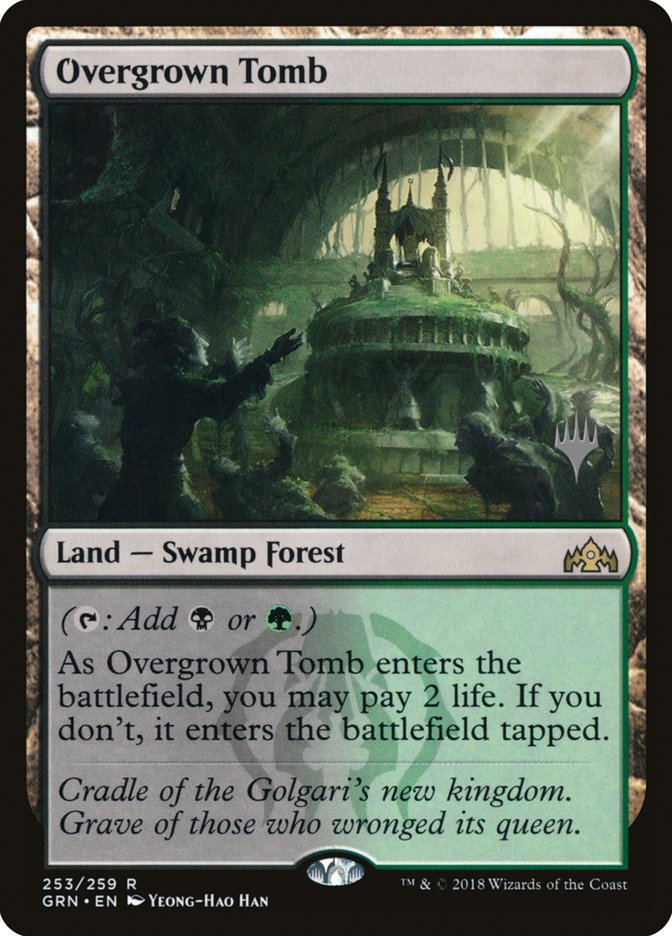 Overgrown Tomb (Promo Pack) [Guilds of Ravnica Promos] | Play N Trade Winnipeg