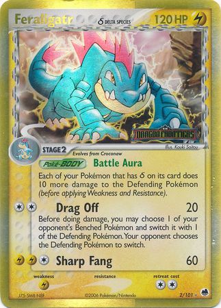 Feraligatr (2/101) (Delta Species) (Stamped) [EX: Dragon Frontiers] | Play N Trade Winnipeg