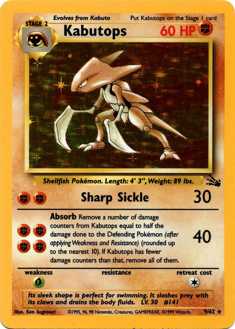 Kabutops (9/62) [Fossil Unlimited] | Play N Trade Winnipeg