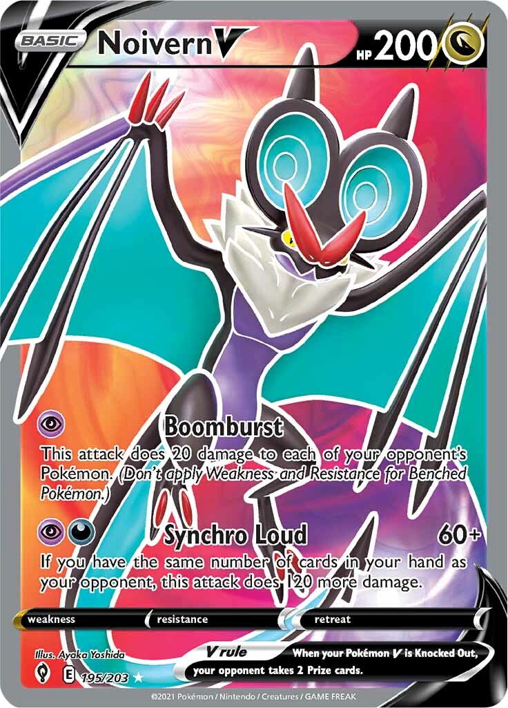 Noivern V (195/203) [Sword & Shield: Evolving Skies] | Play N Trade Winnipeg