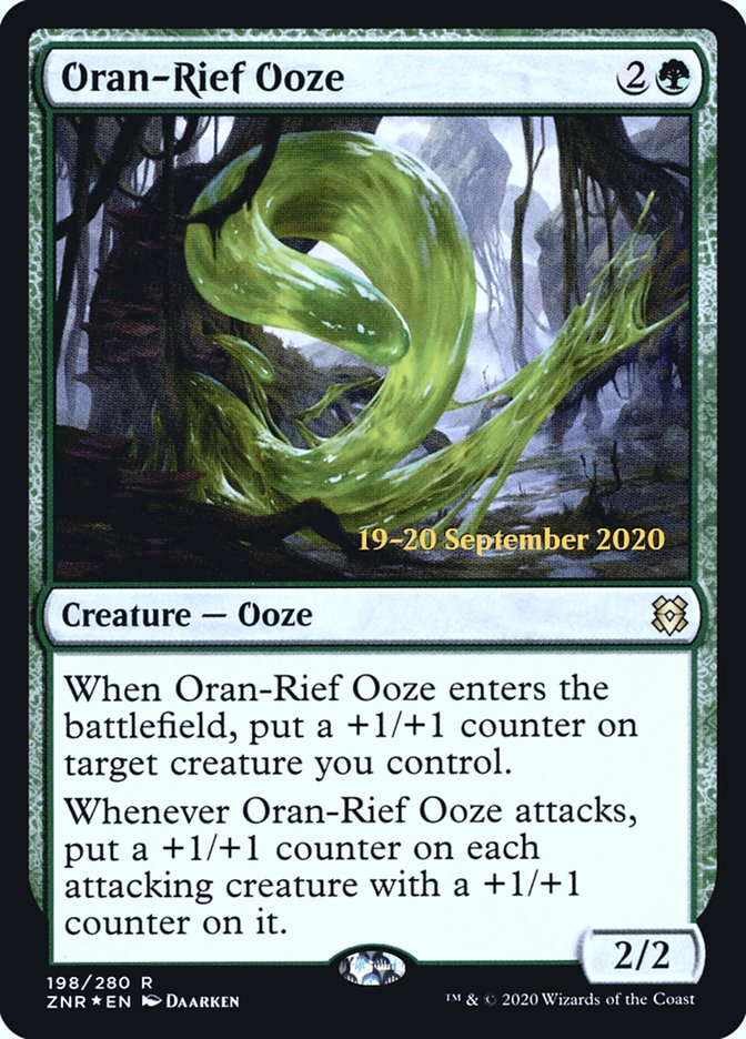 Oran-Rief Ooze [Zendikar Rising Prerelease Promos] | Play N Trade Winnipeg