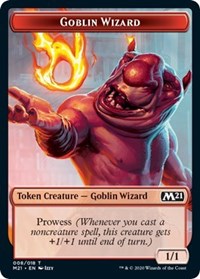 Goblin Wizard // Treasure Double-sided Token [Core Set 2021 Tokens] | Play N Trade Winnipeg