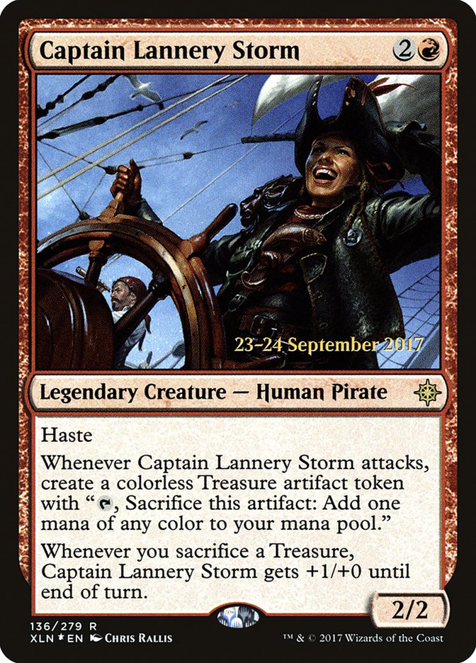 Captain Lannery Storm  [Ixalan Prerelease Promos] | Play N Trade Winnipeg