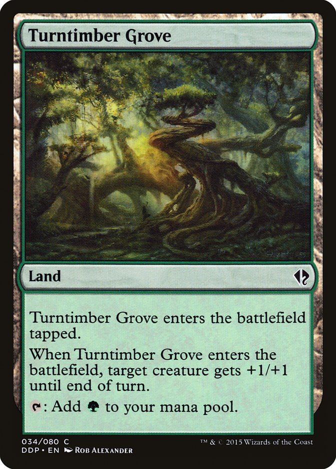 Turntimber Grove [Duel Decks: Zendikar vs. Eldrazi] | Play N Trade Winnipeg