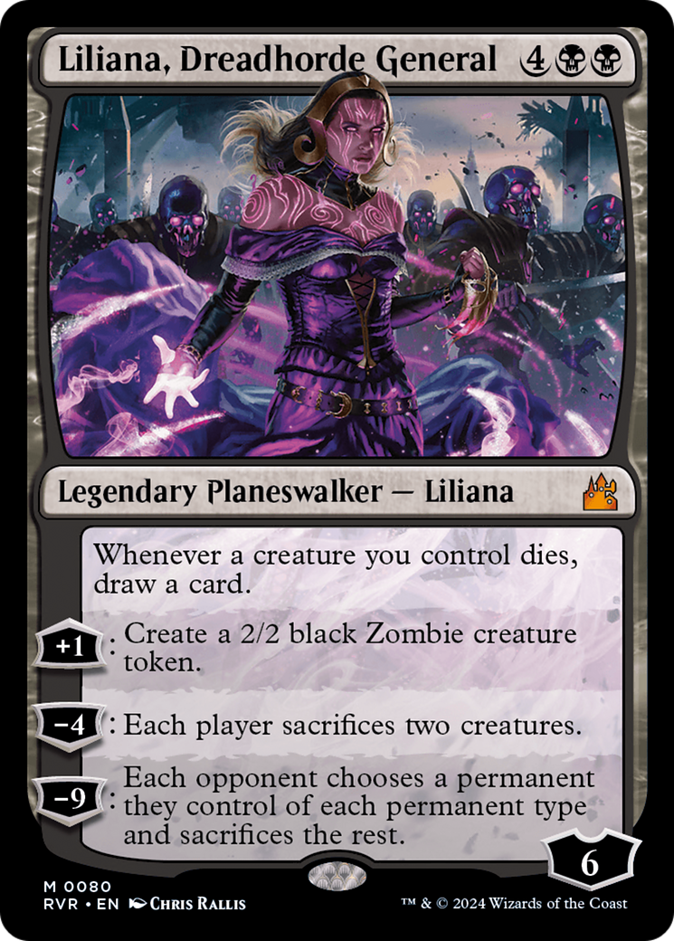 Liliana, Dreadhorde General [Ravnica Remastered] | Play N Trade Winnipeg