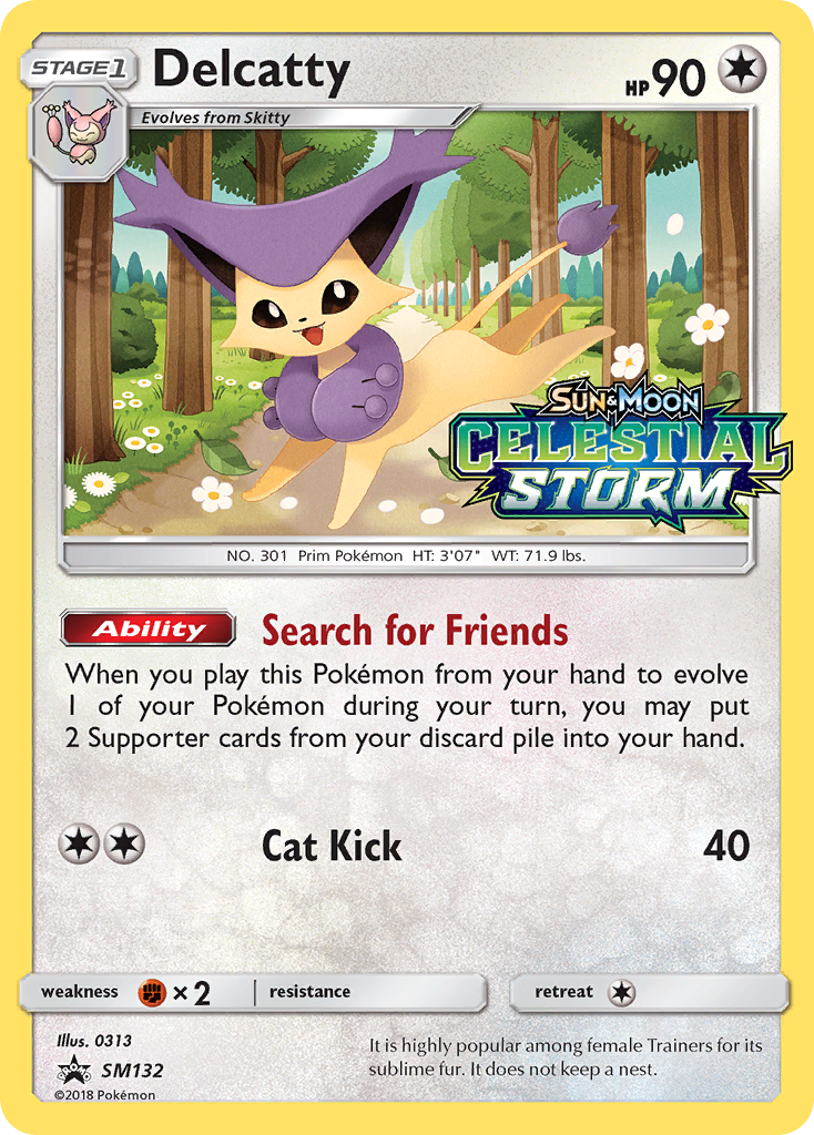 Delcatty (SM132) [Sun & Moon: Black Star Promos] | Play N Trade Winnipeg