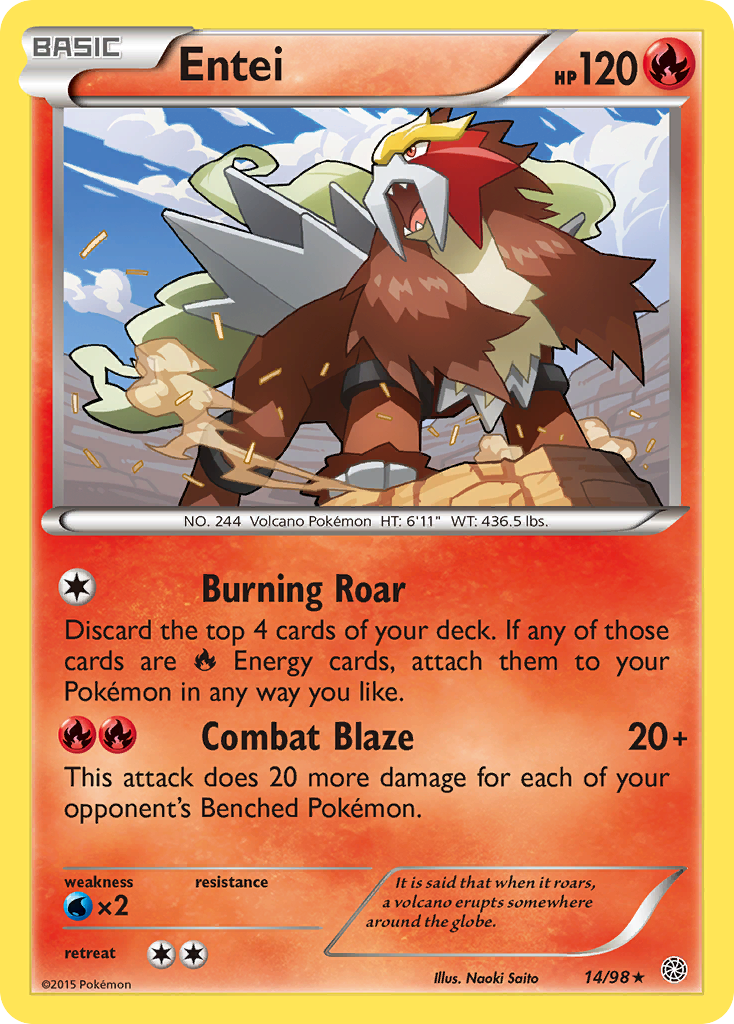 Entei (14/98) [XY: Ancient Origins] | Play N Trade Winnipeg