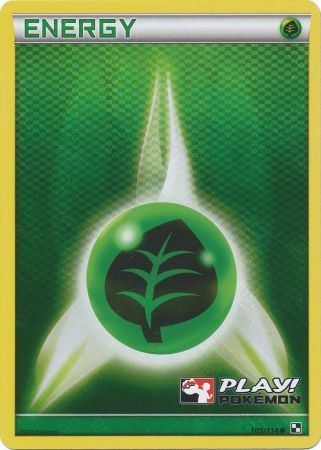 Grass Energy (105/114) (Play Pokemon Promo) [Black & White: Base Set] | Play N Trade Winnipeg