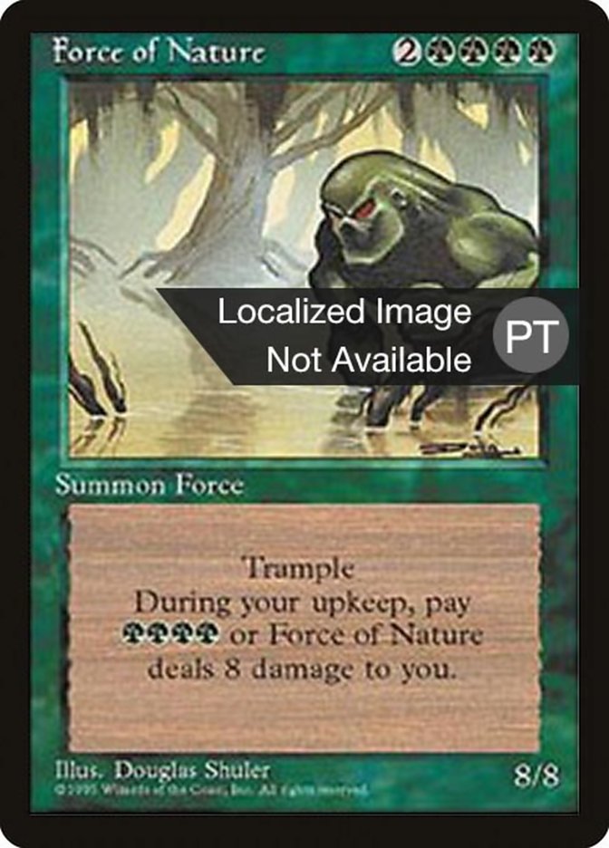 Force of Nature [Fourth Edition (Foreign Black Border)] | Play N Trade Winnipeg