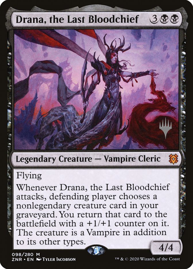 Drana, the Last Bloodchief (Promo Pack) [Zendikar Rising Promos] | Play N Trade Winnipeg