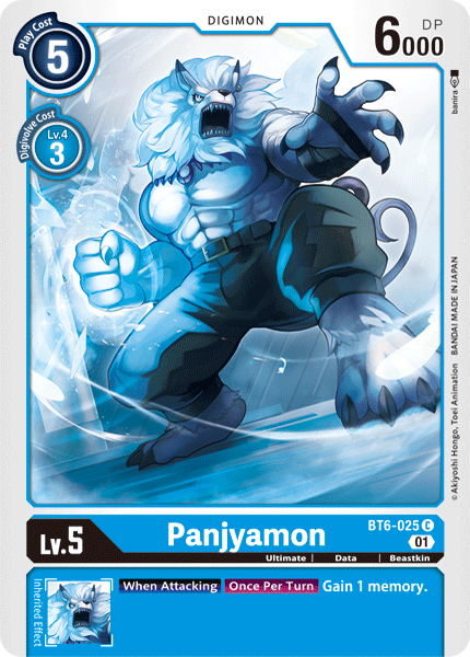 Panjyamon [BT6-025] [Double Diamond] | Play N Trade Winnipeg