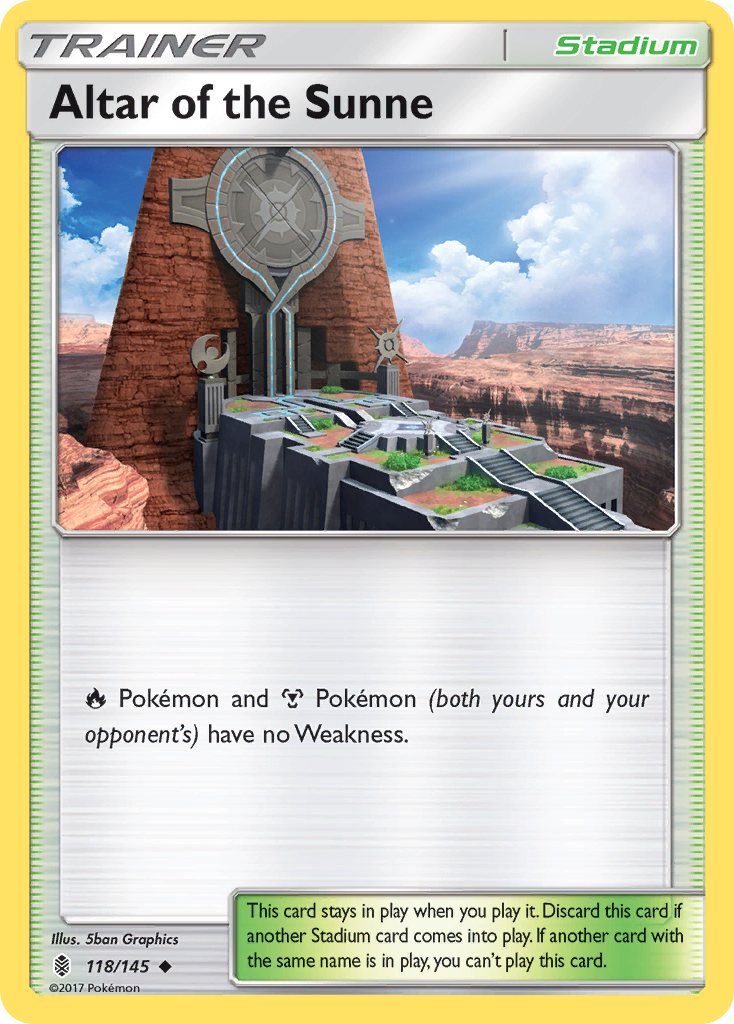 Altar of the Sunne (118/145) [Sun & Moon: Guardians Rising] | Play N Trade Winnipeg