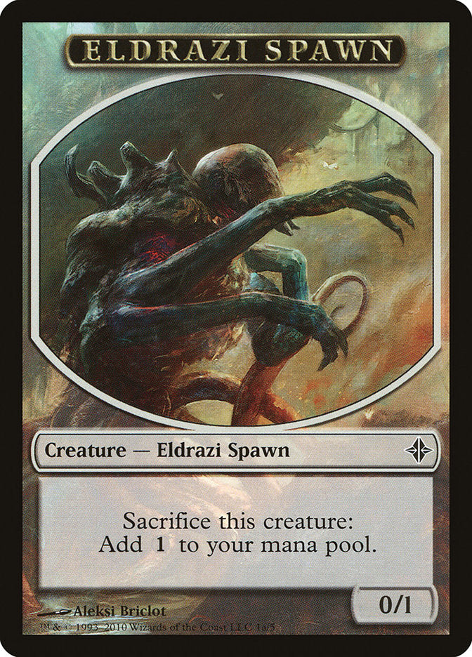 Eldrazi Spawn (1a/5) [Rise of the Eldrazi Tokens] | Play N Trade Winnipeg