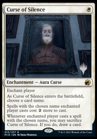 Curse of Silence (Promo Pack) [Innistrad: Midnight Hunt Promos] | Play N Trade Winnipeg