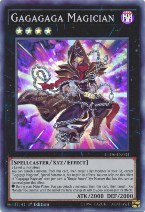 Gagagaga Magician [LED6-EN034] Super Rare | Play N Trade Winnipeg