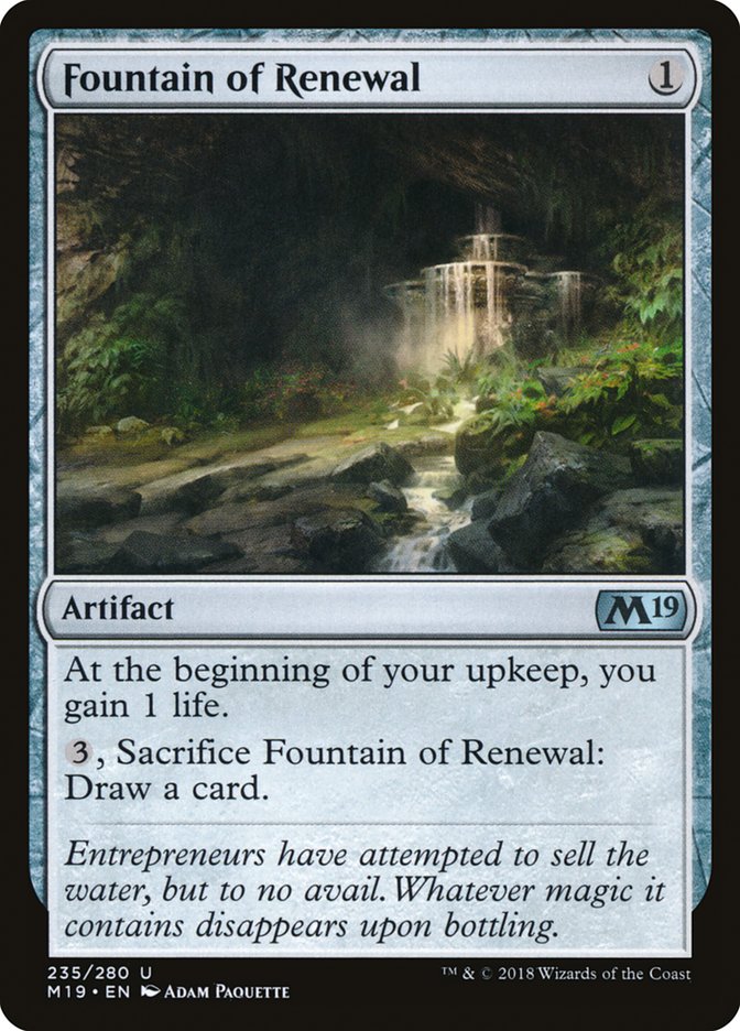 Fountain of Renewal [Core Set 2019] | Play N Trade Winnipeg