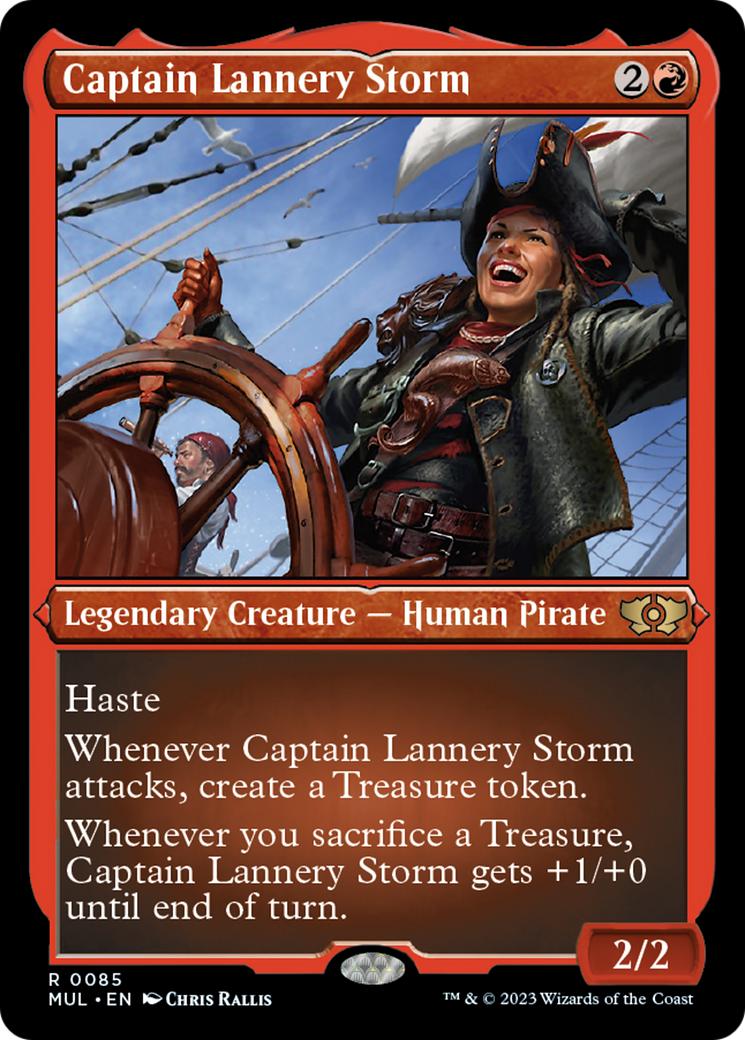 Captain Lannery Storm (Foil Etched) [Multiverse Legends] | Play N Trade Winnipeg