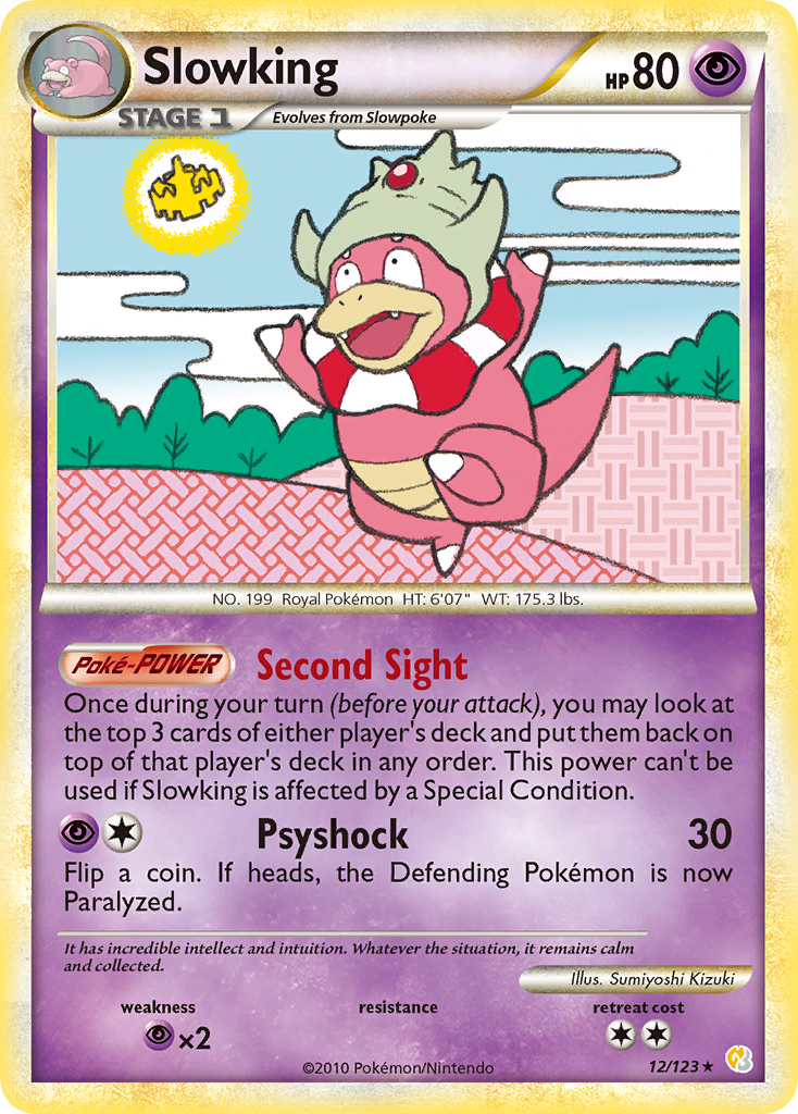 Slowking (12/123) [HeartGold & SoulSilver: Base Set] | Play N Trade Winnipeg