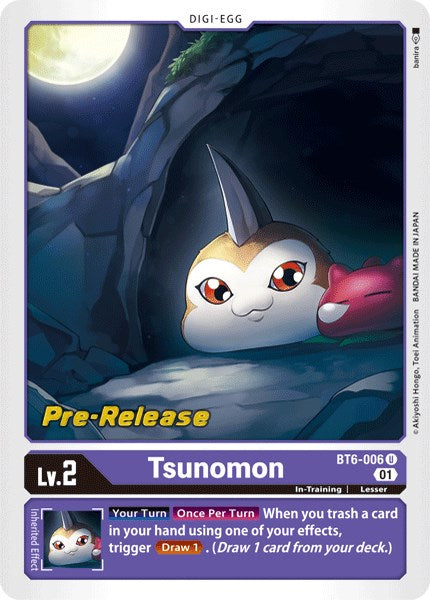 Tsunomon [BT6-006] [Double Diamond Pre-Release Cards] | Play N Trade Winnipeg