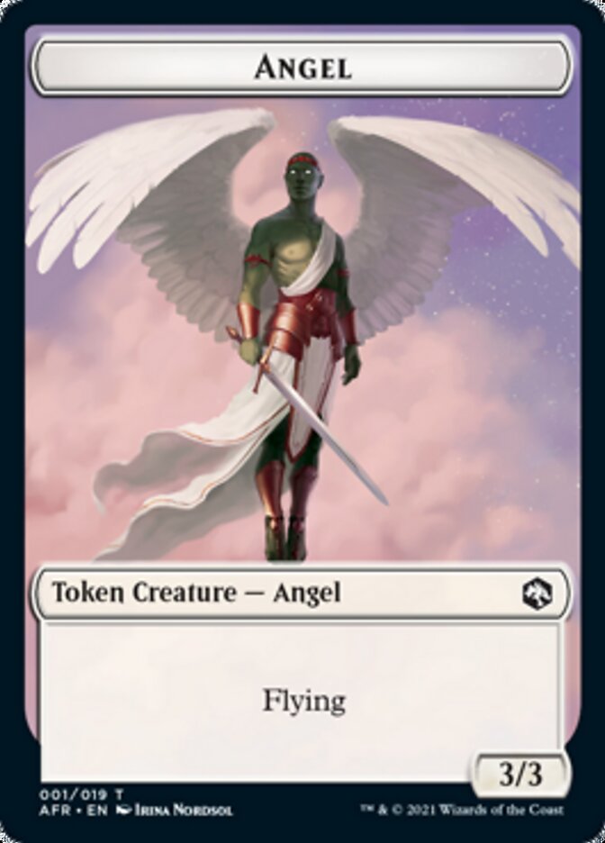 Spider // Angel Double-sided Token [Dungeons & Dragons: Adventures in the Forgotten Realms Tokens] | Play N Trade Winnipeg