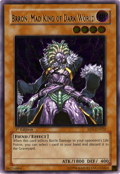 Brron, Mad King of Dark World [EEN-EN022] Ultimate Rare | Play N Trade Winnipeg