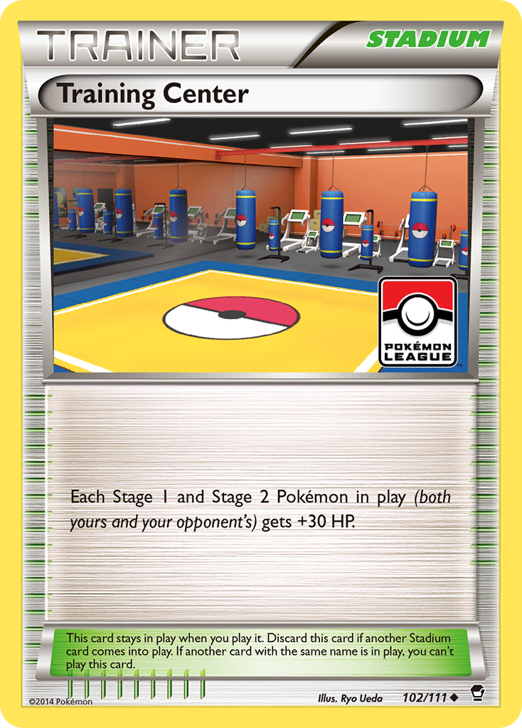 Training Center (102/111) [XY: Furious Fists] | Play N Trade Winnipeg