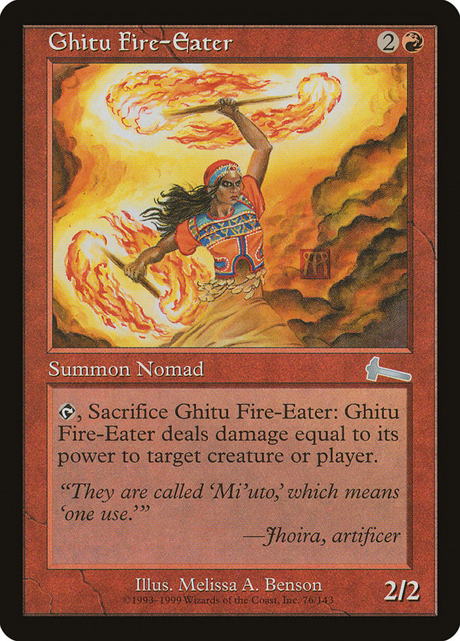 Ghitu Fire-Eater [Urza's Legacy] | Play N Trade Winnipeg