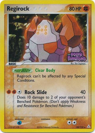 Regirock (28/110) (Stamped) [EX: Holon Phantoms] | Play N Trade Winnipeg