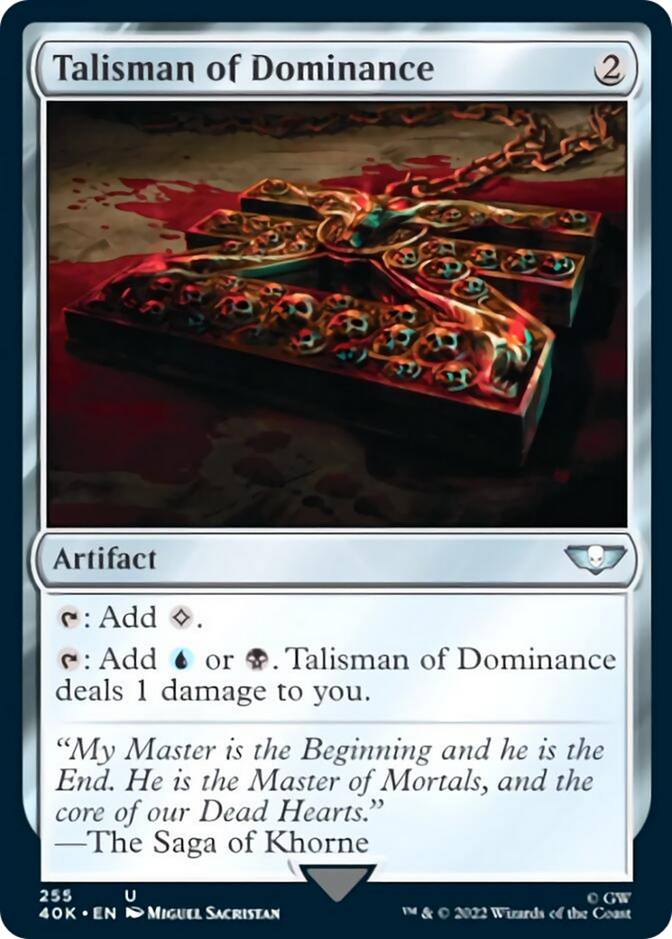 Talisman of Dominance (255) (Surge Foil) [Universes Beyond: Warhammer 40,000] | Play N Trade Winnipeg