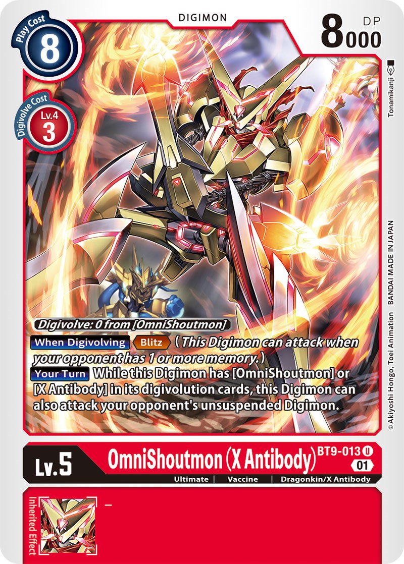 OmniShoutmon (X Antibody) [BT9-013] [X Record] | Play N Trade Winnipeg