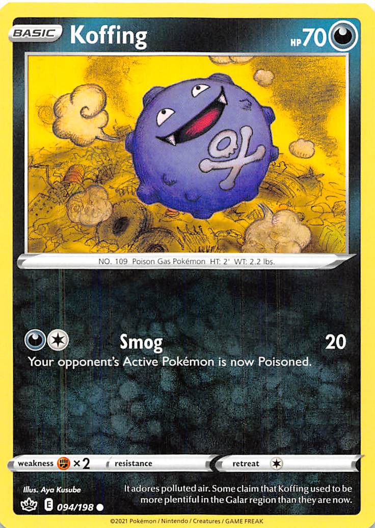 Koffing (094/198) [Sword & Shield: Chilling Reign] | Play N Trade Winnipeg