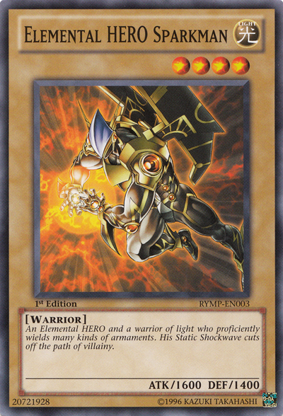 Elemental HERO Sparkman [RYMP-EN003] Common | Play N Trade Winnipeg