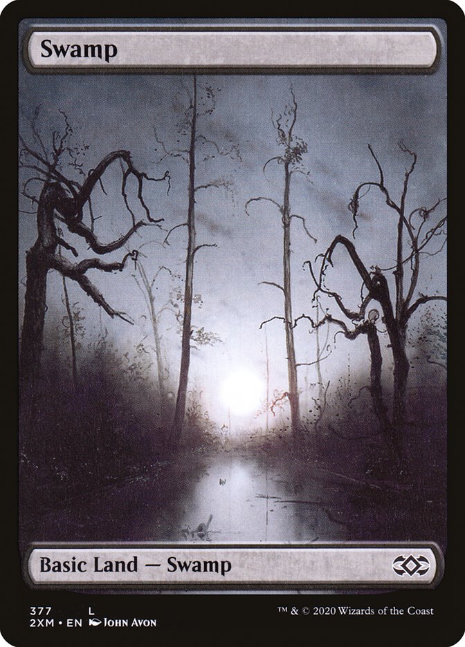 Swamp (377) [Double Masters] | Play N Trade Winnipeg