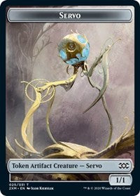 Servo // Treasure Double-sided Token [Double Masters Tokens] | Play N Trade Winnipeg