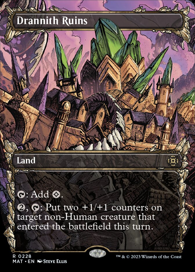 Drannith Ruins (Showcase Halo Foil) [March of the Machine: The Aftermath] | Play N Trade Winnipeg