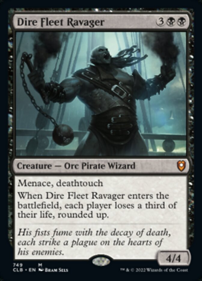 Dire Fleet Ravager [Commander Legends: Battle for Baldur's Gate] | Play N Trade Winnipeg