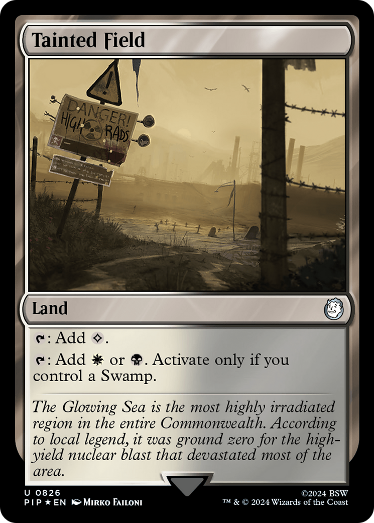 Tainted Field (Surge Foil) [Fallout] | Play N Trade Winnipeg