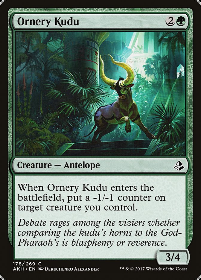 Ornery Kudu [Amonkhet] | Play N Trade Winnipeg