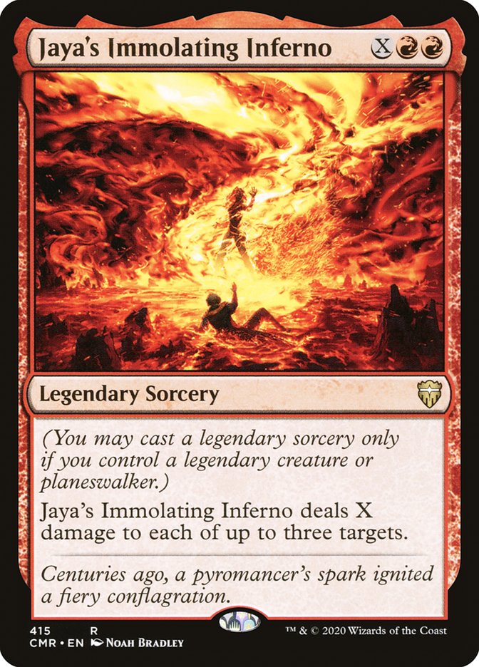 Jaya's Immolating Inferno [Commander Legends] | Play N Trade Winnipeg