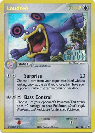 Loudred (23/100) (Stamped) [EX: Crystal Guardians] | Play N Trade Winnipeg