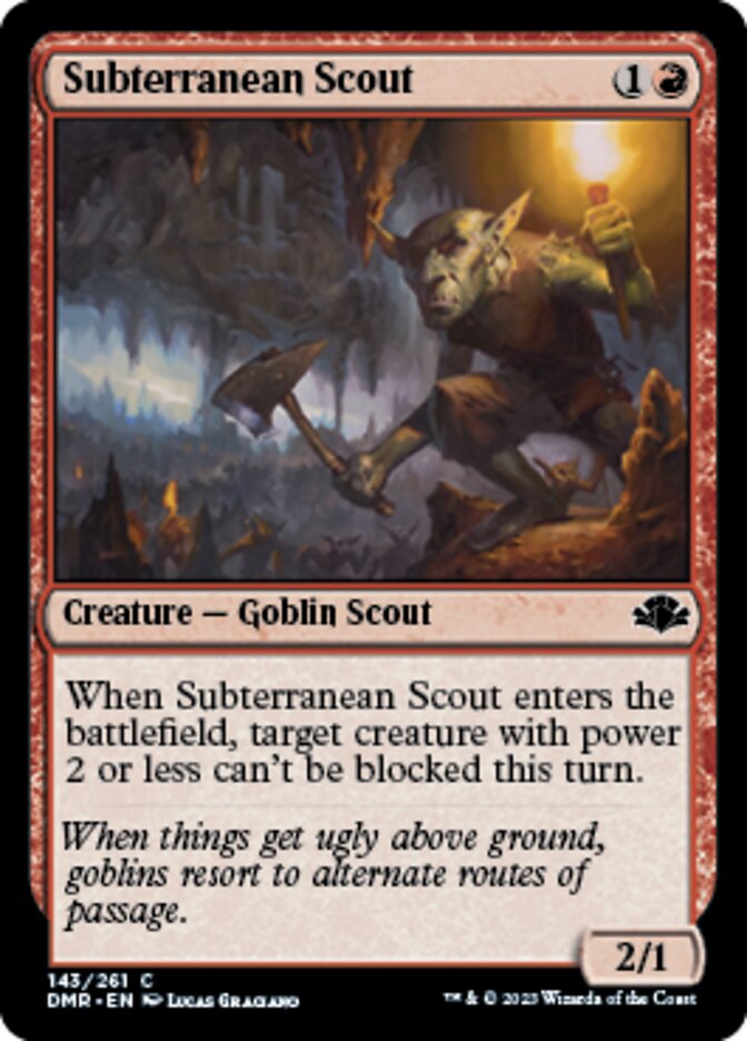 Subterranean Scout [Dominaria Remastered] | Play N Trade Winnipeg