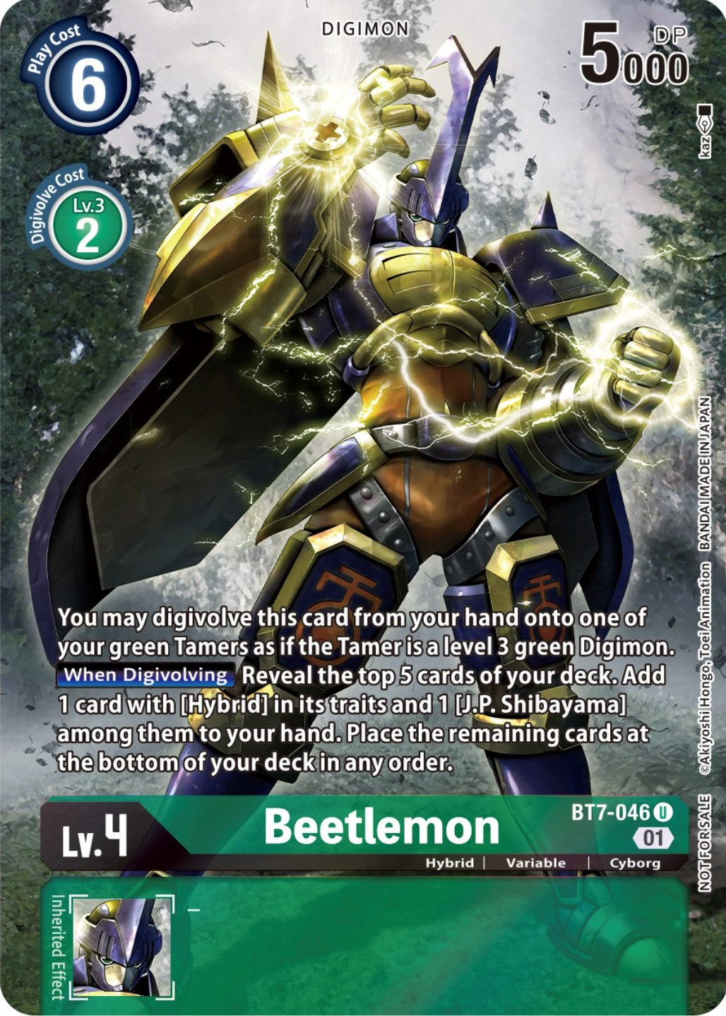 Beetlemon [BT7-046] (2nd Anniversary Frontier Card) [Next Adventure Promos] | Play N Trade Winnipeg